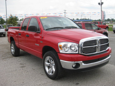 dodge ram pickup 1500 2008 red st gasoline 8 cylinders 4 wheel drive automatic 62863