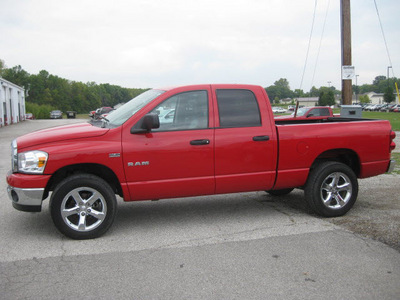 dodge ram pickup 1500 2008 red st gasoline 8 cylinders 4 wheel drive automatic 62863