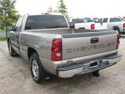 chevrolet silverado 1500 2003 silver pickup truck ls gasoline 8 cylinders rear wheel drive automatic 62863