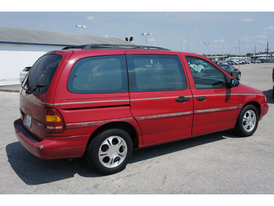 ford windstar 1995 red van lx gasoline v6 front wheel drive automatic 77388