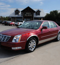cadillac dts 2008 red sedan gasoline 8 cylinders front wheel drive automatic 76087