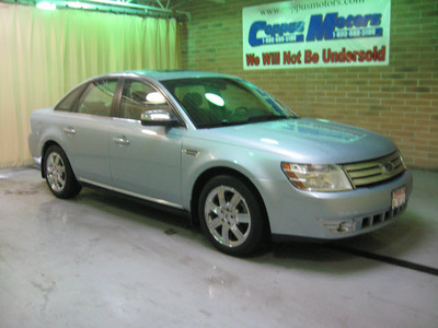 ford taurus 2008 light blue sedan limited gasoline 6 cylinders front wheel drive automatic with overdrive 44883