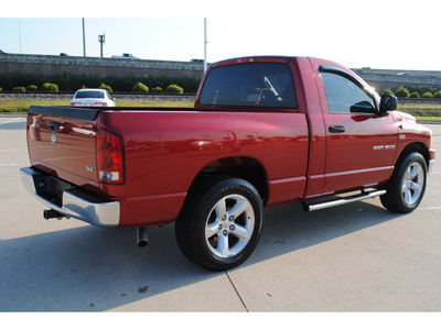 dodge ram pickup 1500 2006 red pickup truck slt gasoline 8 cylinders rear wheel drive automatic with overdrive 77065
