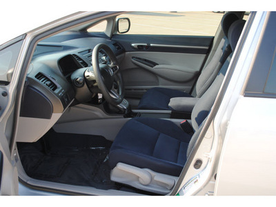 honda civic 2010 silver sedan hybrid hybrid 4 cylinders front wheel drive automatic 77065