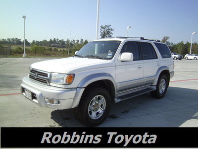 toyota 4runner 1999 white suv limited gasoline v6 rear wheel drive automatic 75503