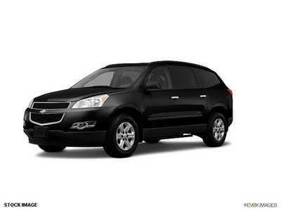 chevrolet traverse 2012 black suv lt gasoline 6 cylinders front wheel drive 6 speed automatic 55391