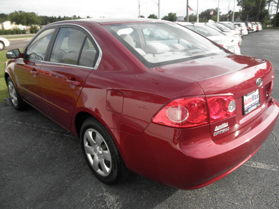 kia optima 2007 red sedan lx gasoline 4 cylinders front wheel drive automatic 34474