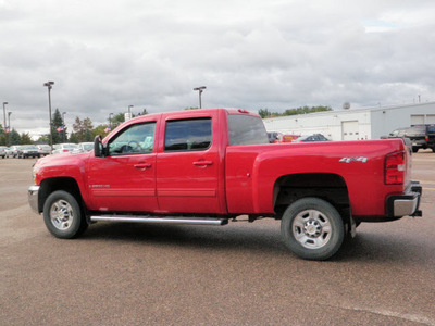 chevrolet silverado 2500hd 2009 red pickup truck crew cab ltz 4x4 diesel diesel 8 cylinders 4 wheel drive automatic 55318