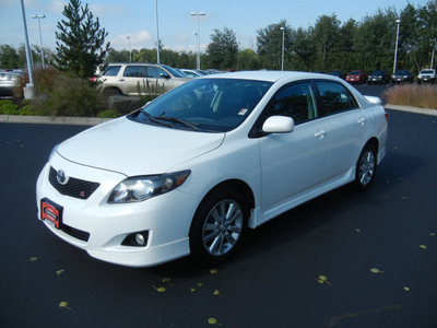 toyota corolla 2010 white sedan s gasoline 4 cylinders front wheel drive automatic 55448