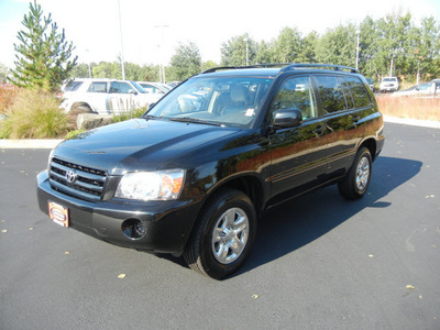 toyota highlander 2007 black suv 4wd gasoline 6 cylinders all whee drive automatic 55448