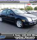 ford fusion 2008 black sedan se 4dr gasoline 4 cylinders front wheel drive automatic 56301