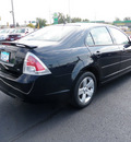 ford fusion 2008 black sedan se 4dr gasoline 4 cylinders front wheel drive automatic 56301