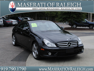 mercedes benz cls class 2007 black coupe cls63 amg gasoline 8 cylinders rear wheel drive shiftable automatic 27616