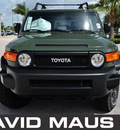 toyota fj cruiser 2011 green suv gasoline 6 cylinders 4 wheel drive automatic 32771