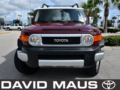 toyota fj cruiser 2008 red suv gasoline 6 cylinders 4 wheel drive automatic 32771