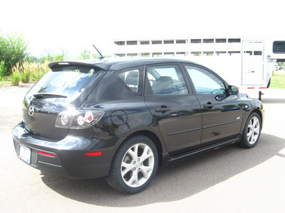 mazda mazda3 2008 black hatchback gasoline 4 cylinders front wheel drive automatic 80504