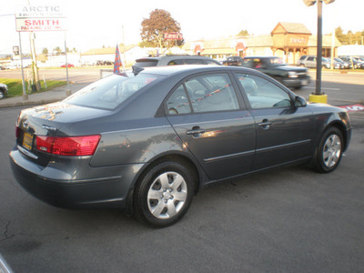 hyundai sonata 2009 blue sedan gasoline 4 cylinders front wheel drive automatic 13502