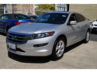 honda accord crosstour 2010 silver wagon ex l gasoline 6 cylinders front wheel drive automatic 94010