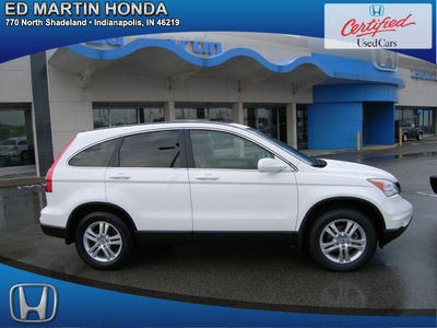 honda cr v 2010 white suv ex l gasoline 4 cylinders all whee drive automatic 46219
