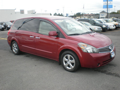 nissan quest 2008 red van gasoline 6 cylinders front wheel drive automatic with overdrive 13502