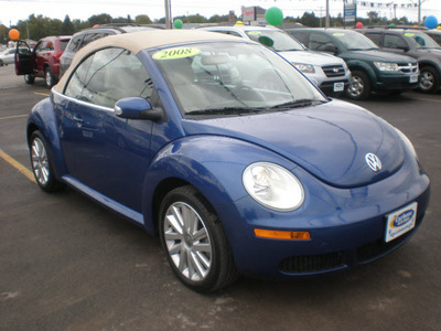 volkswagen beetle 2008 blue gasoline 5 cylinders front wheel drive automatic 13502