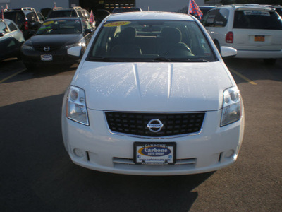 nissan sentra 2008 white sedan gasoline 4 cylinders front wheel drive automatic 13502