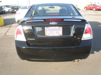 ford fusion 2007 black sedan se gasoline 4 cylinders front wheel drive 5 speed manual 13502