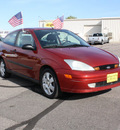 ford focus 2001 red hatchback zx3 gasoline 4 cylinders front wheel drive 5 speed manual 80229