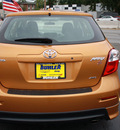 toyota matrix 2009 orange hatchback s gasoline 4 cylinders all whee drive automatic 07730