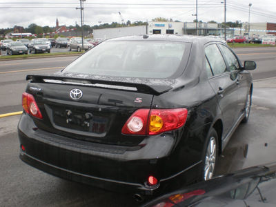 toyota corolla 2009 black sedan gasoline 4 cylinders front wheel drive automatic 13502