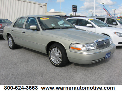 mercury grand marquis 2004 gold sedan ls premium gasoline 8 cylinders rear wheel drive automatic with overdrive 45840