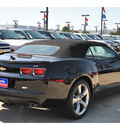 chevrolet camaro convertible 2011 black lt gasoline 6 cylinders rear wheel drive automatic 77090