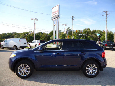 ford edge 2011 dk  blue limited gasoline 6 cylinders front wheel drive automatic 60007