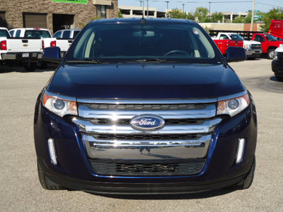 ford edge 2011 dk  blue limited gasoline 6 cylinders front wheel drive automatic 60007