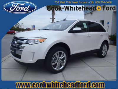 ford edge 2012 white sel gasoline 6 cylinders front wheel drive automatic 32401