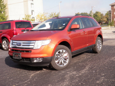 ford edge 2007 orange suv sel gasoline 6 cylinders front wheel drive automatic 61832