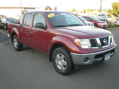 nissan frontier 2008 red gasoline 6 cylinders 4 wheel drive automatic 13502