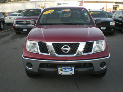 nissan frontier 2008 red gasoline 6 cylinders 4 wheel drive automatic 13502