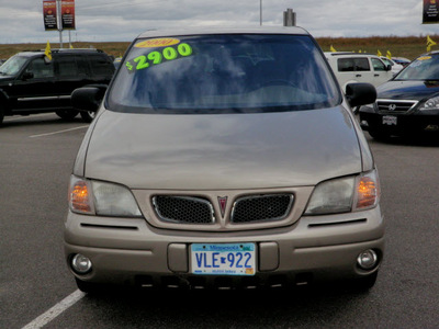 pontiac montana 2000 tan van 3 4 gasoline v6 front wheel drive automatic 56001