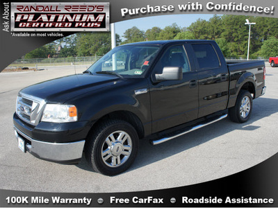 ford f 150 2008 black gasoline 8 cylinders 2 wheel drive 4 speed automatic 77388