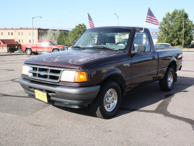 ford ranger 1994 red pickup truck xl gasoline 4 cylinders rear wheel drive 4 speed with overdrive 80229