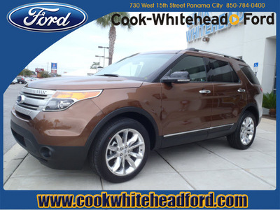 ford explorer 2012 brown suv xlt gasoline 6 cylinders 4 wheel drive automatic 32401