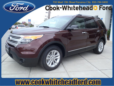 ford explorer 2012 dk  red suv xlt gasoline 6 cylinders 2 wheel drive automatic 32401