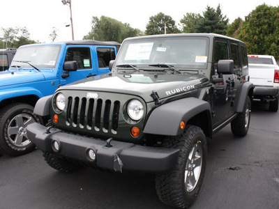 jeep wrangler unlimited 2012 green suv rubicon gasoline 6 cylinders 4 wheel drive automatic 07730