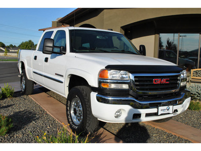 gmc sierra 2500hd classic 2007 white slt gasoline 8 cylinders 4 wheel drive automatic with overdrive 99352