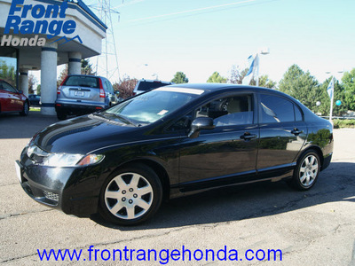 honda civic 2010 crystal black sedan lx gasoline 4 cylinders front wheel drive automatic 80910