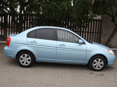 hyundai accent 2010 lt  blue sedan gls gasoline 4 cylinders front wheel drive automatic 93955