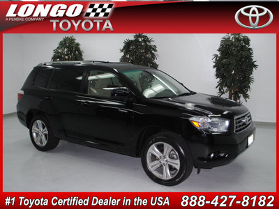 toyota highlander 2010 black suv sport gasoline 6 cylinders front wheel drive automatic 91731