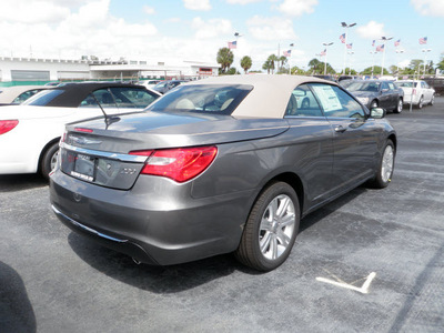 chrysler 200 convertible 2012 silver touring flex fuel 6 cylinders front wheel drive automatic 33021