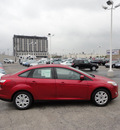 ford focus 2012 red sedan se gasoline 4 cylinders front wheel drive automatic with overdrive 60546